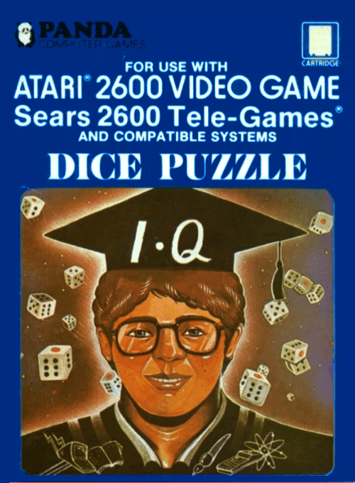 Dice Puzzle box art for Atari 2600